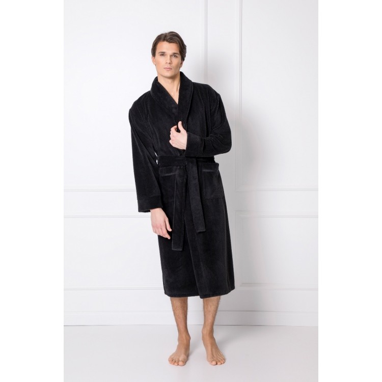Халат мужской теплый FERNAND BLACK, ARUELLE