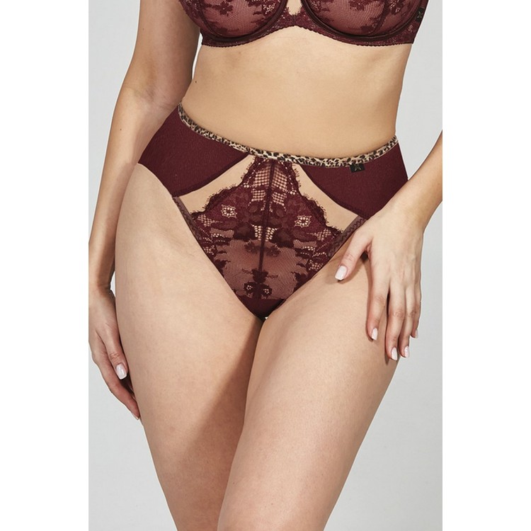 SELENA BURGUNDY Stringhighwaist Трусы высокие стринги