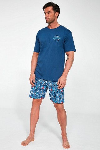 Пижама мужская с шортами 326 BLUE DOCK 2, CORNETTE