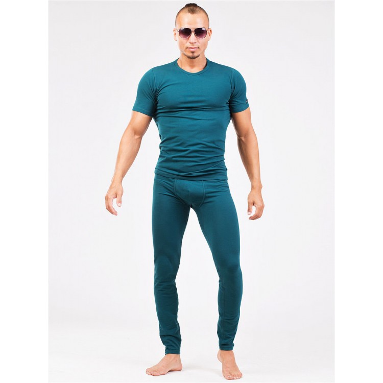 Кальсоны мужские хлопковые R-116-dark green, Opium