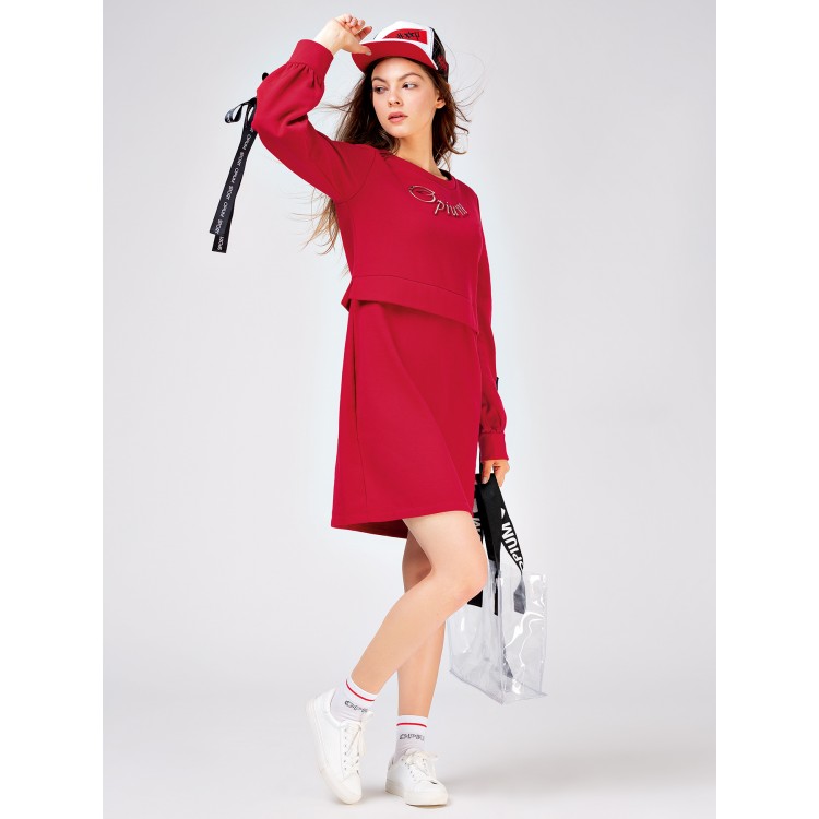 Спортивное женское платье MF-26 - red, Opium