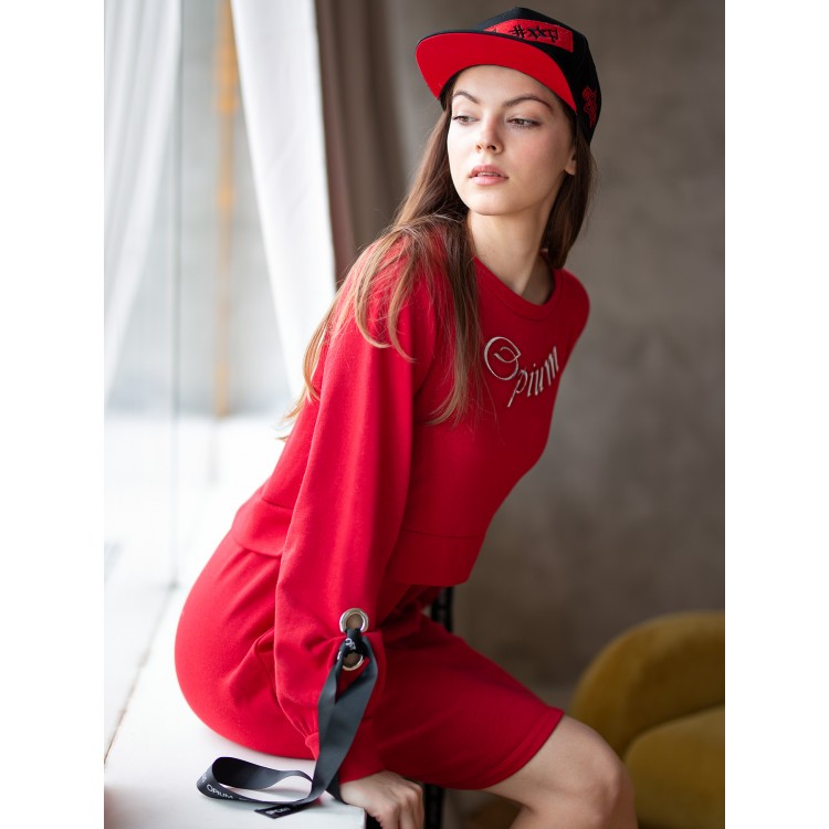 Спортивное женское платье MF-26 - red, Opium