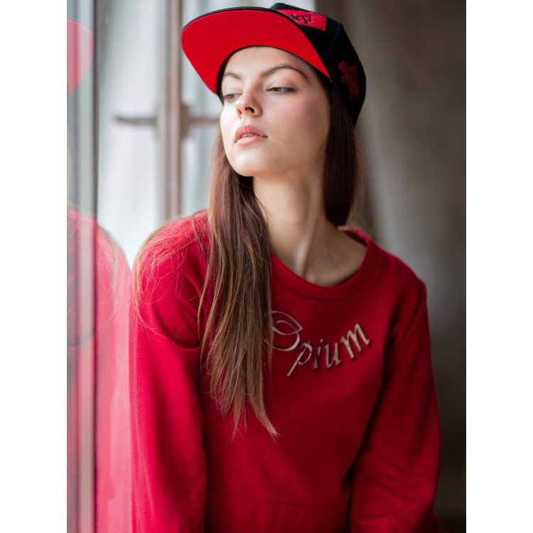 Спортивное женское платье MF-26 - red, Opium