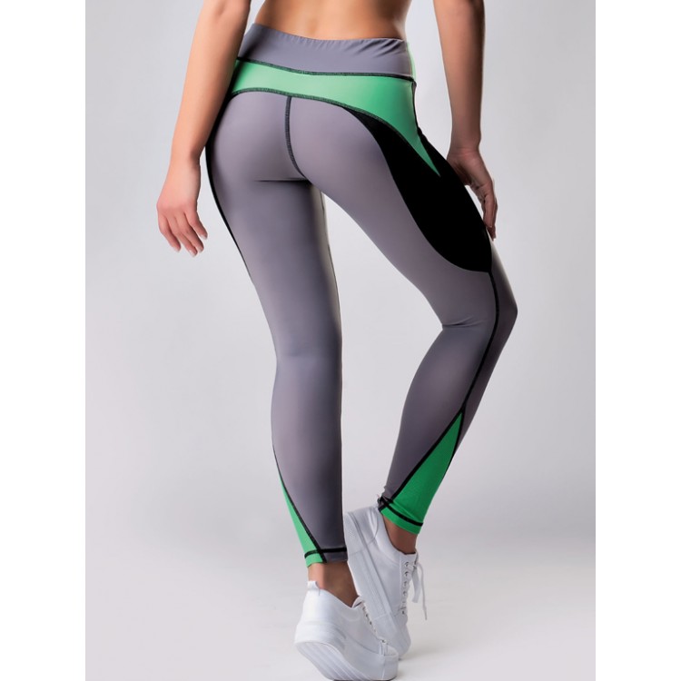 Спортивные леггинсы женские PF-6 gray, Opium