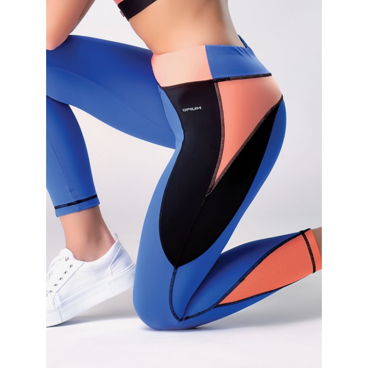 Спортивные леггинсы женские PF-6 blue, Opium