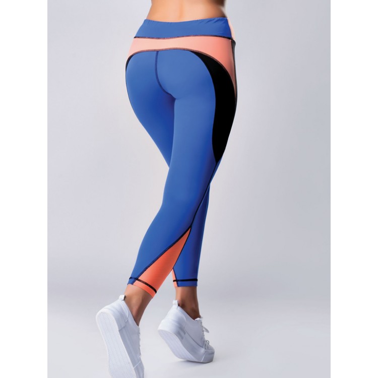 Спортивные леггинсы женские PF-6 blue, Opium