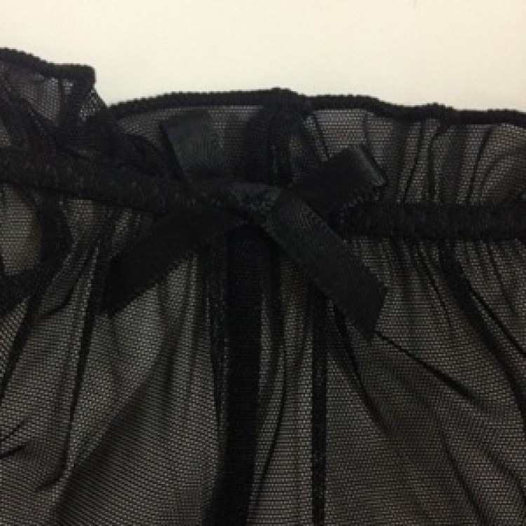 Трусы шортики эротические женские 423 black, Opium