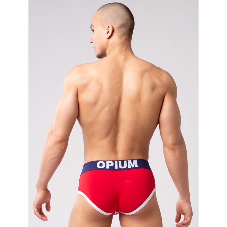 Мужские трусы-слип R138 red, Opium Мужские трусы-слип R138 red, Opium