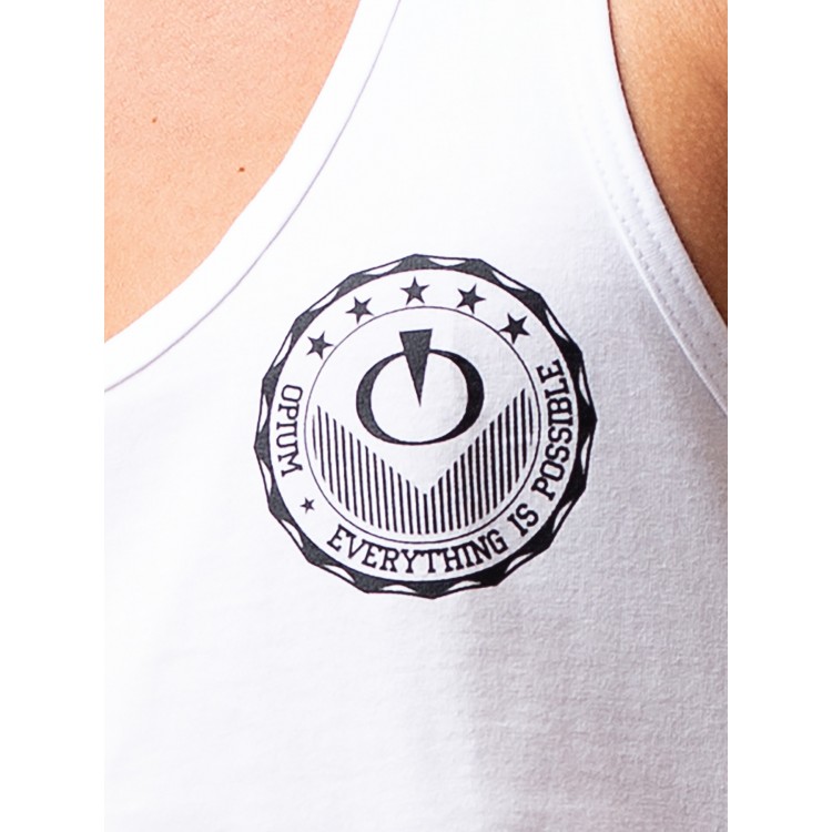 Майка мужская хлопковая R141 white, Opium