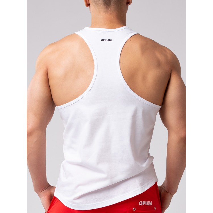 Майка мужская хлопковая R141 white, Opium