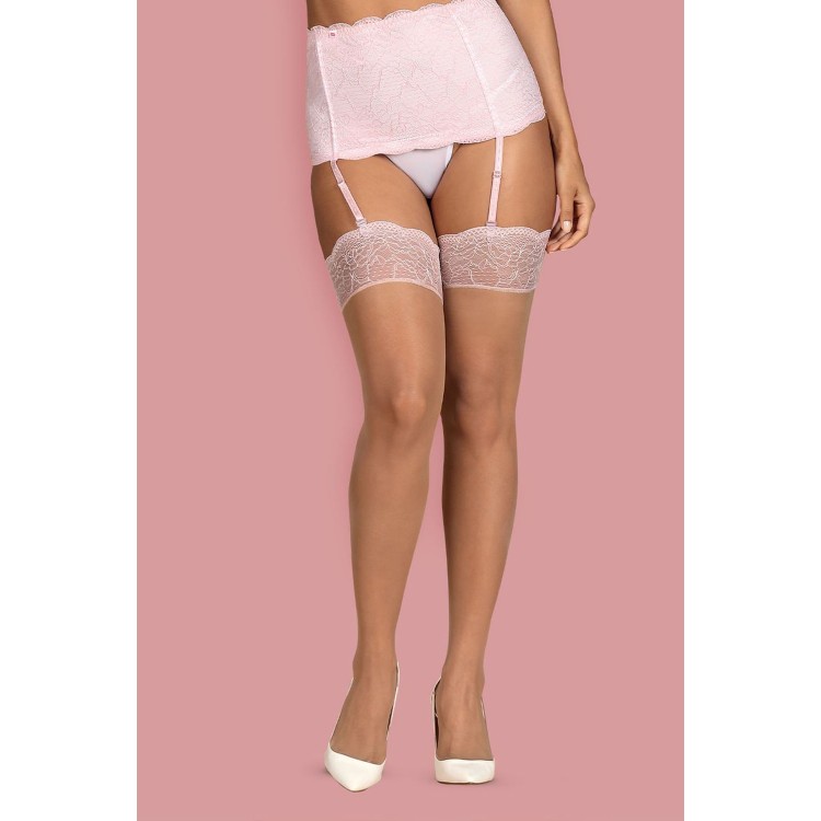 Чулки под пояс Girlly stockings, OBSESSIVE