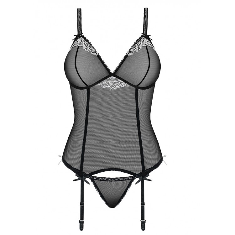 Корсет женский прозрачный 840 CORSET, Obsessive