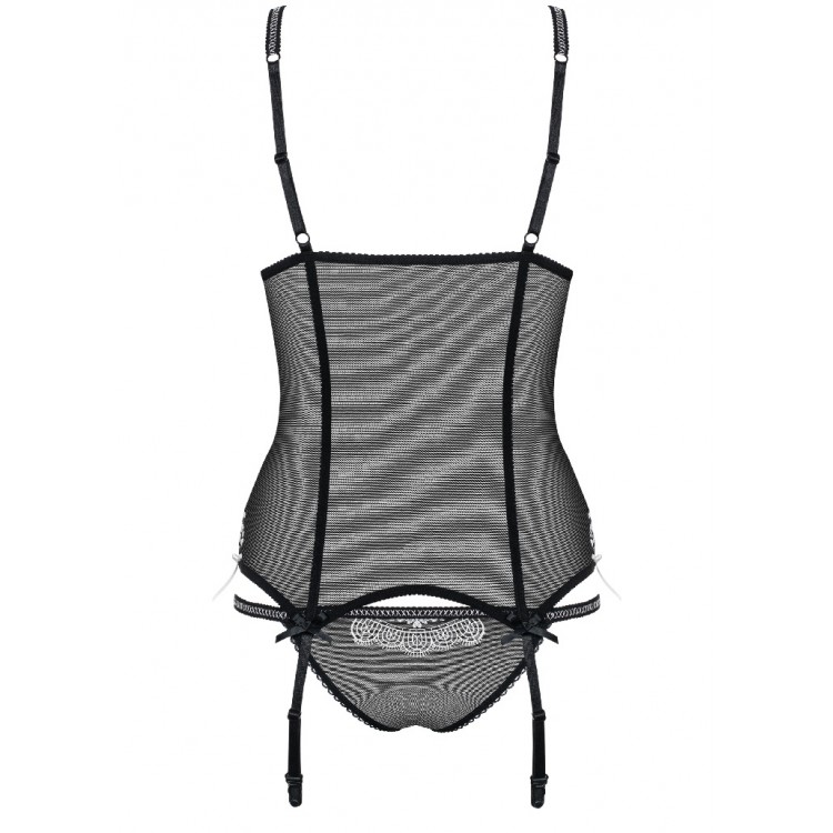 Корсет женский прозрачный 840 CORSET, Obsessive