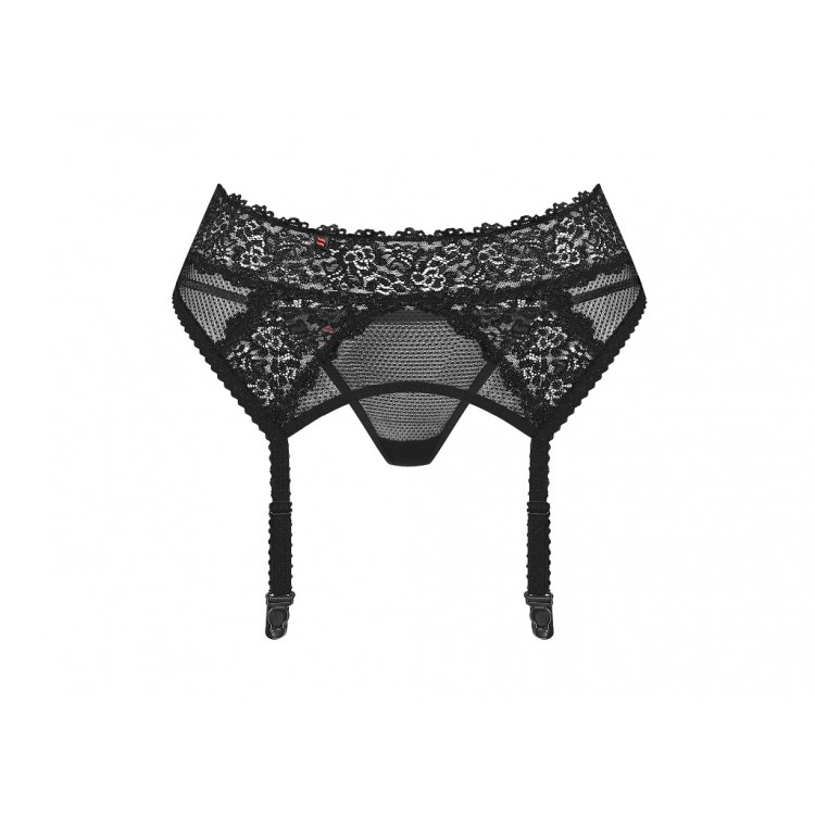 Эротический комплект пояс+стринги 852 garter belt, Obsessive
