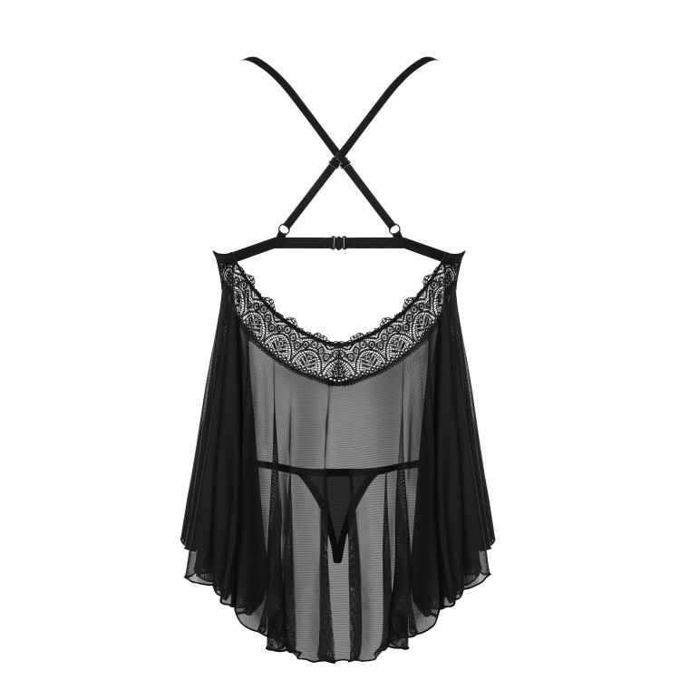 Эротический комплект babydoll+стринги 864-BAB-1, Obsessive