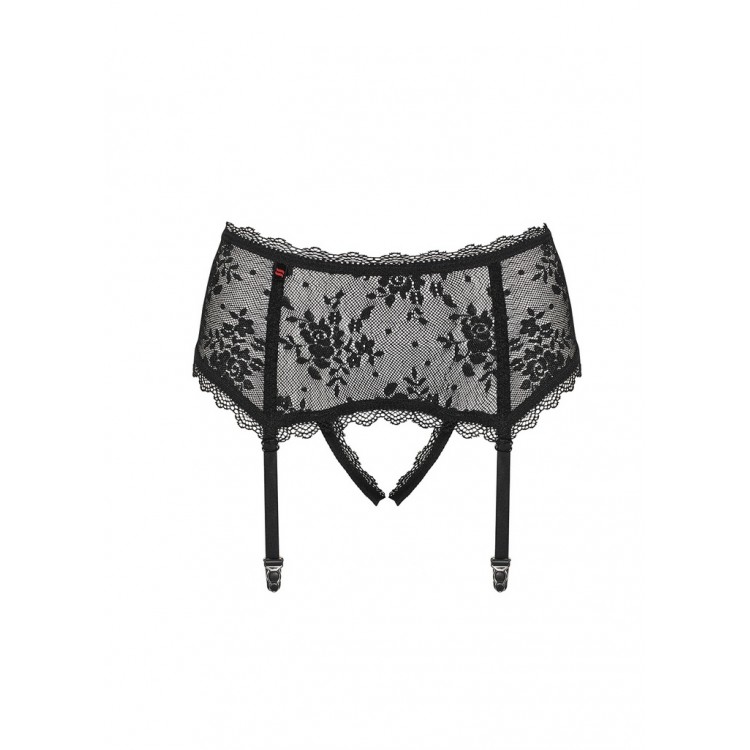 Кружевной пояс для чулок Behindy GAR CROTCHLESS, Obsessive