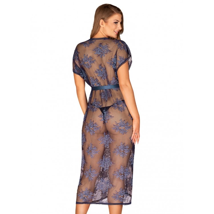 Пеньюар женский длинный кружевной FLOWLACE Peignoir, Obsessive