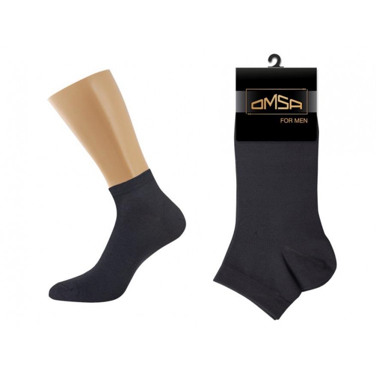 Носки мужские укороченные Classic 201-nero, Omsa