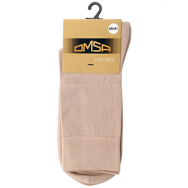 Носки мужские хлопковые Classic 203 - beige, Omsa