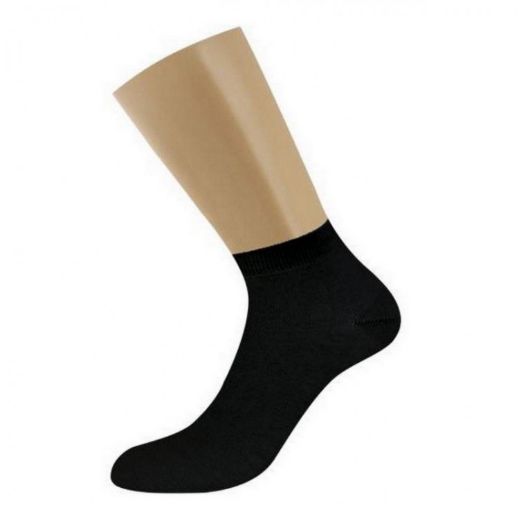 Укороченные носки мужские хлопковые Eco 402 - nero, Omsa