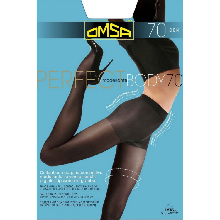 Колготки женские моделирующие Perfect Body 70 den - daino, Omsa