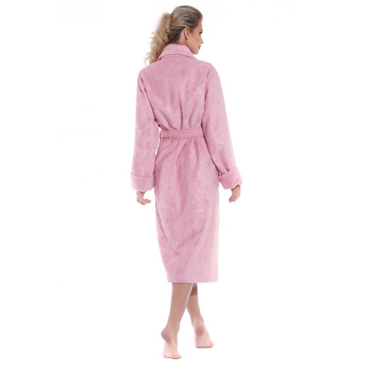 Женский халат из облегченной махры 8002 Grace dry rose, POLENTS
