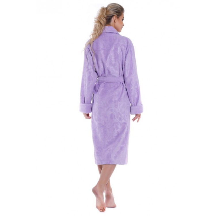 Женский халат из облегченной махры 8002 Grace lilac, POLENTS