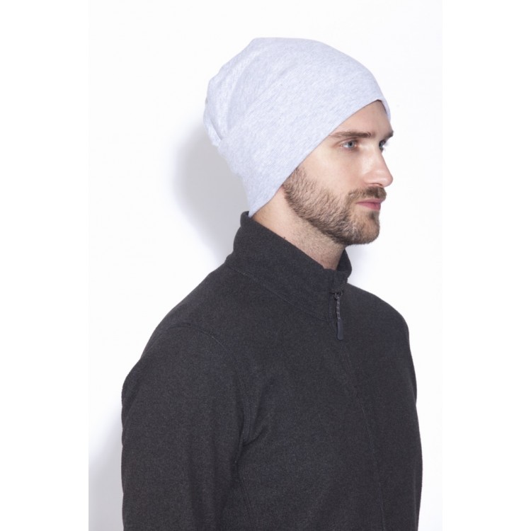 Трикотажная вязаная шапка No Snow 007-gray, PECHE MONNAIE