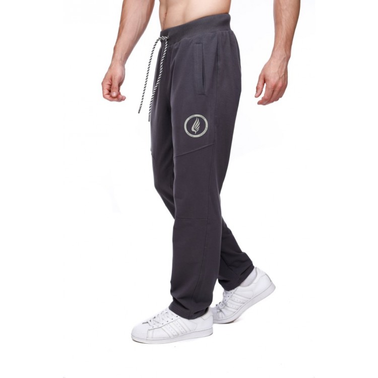 Брюки мужские спортивные 017 Vivre Libre - grey, PECHE MONNAIE Брюки мужские спортивные 017 Vivre Libre - grey, PECHE MONNAIE