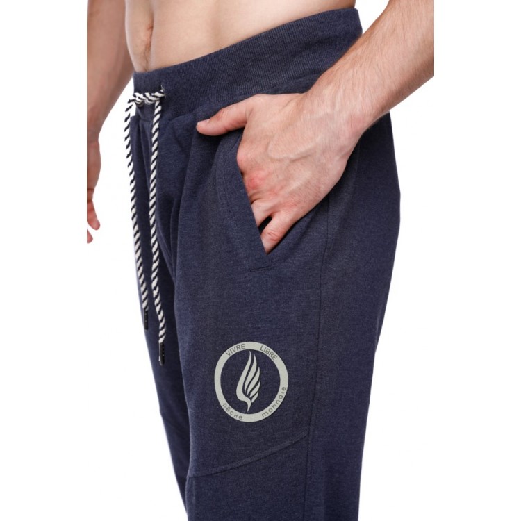 Брюки мужские спортивные 017 Vivre Libre - jeans melange, PECHE MONNAIE