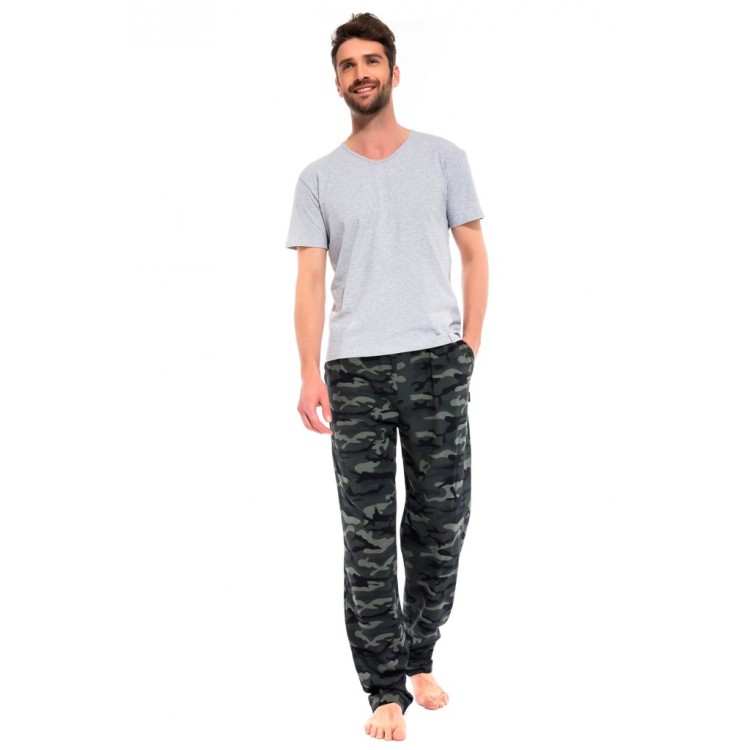 Мужские трикотажные брюки 042 Sombre Militaire, PECHE MONNAIE