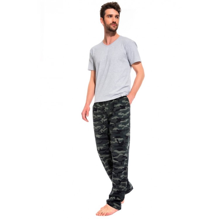 Мужские трикотажные брюки 042 Sombre Militaire, PECHE MONNAIE