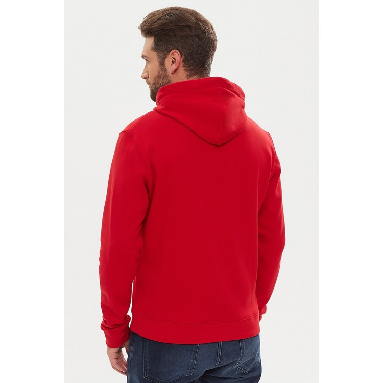 Худи мужское с капюшоном 1543 Lucky Man red, PECHE MONNAIE