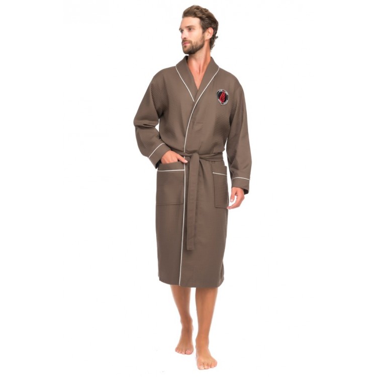 Мужской вафельный халат 415tabac, PÊCHE MONNAIE