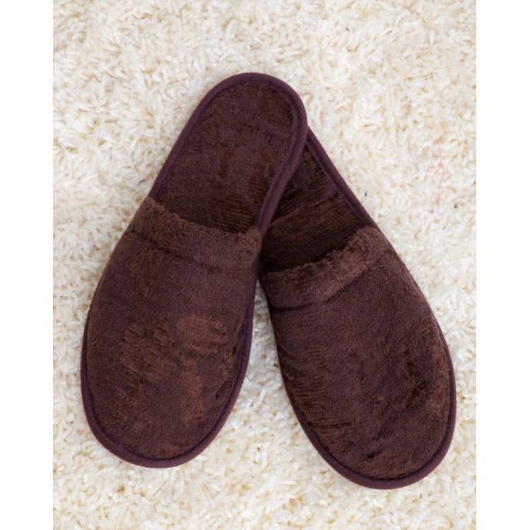 Махровый халат с капюшоном STRONG SPORT 921chocolate (ТАПОЧКИ В ПОДАРОК!), Peche Monnaie