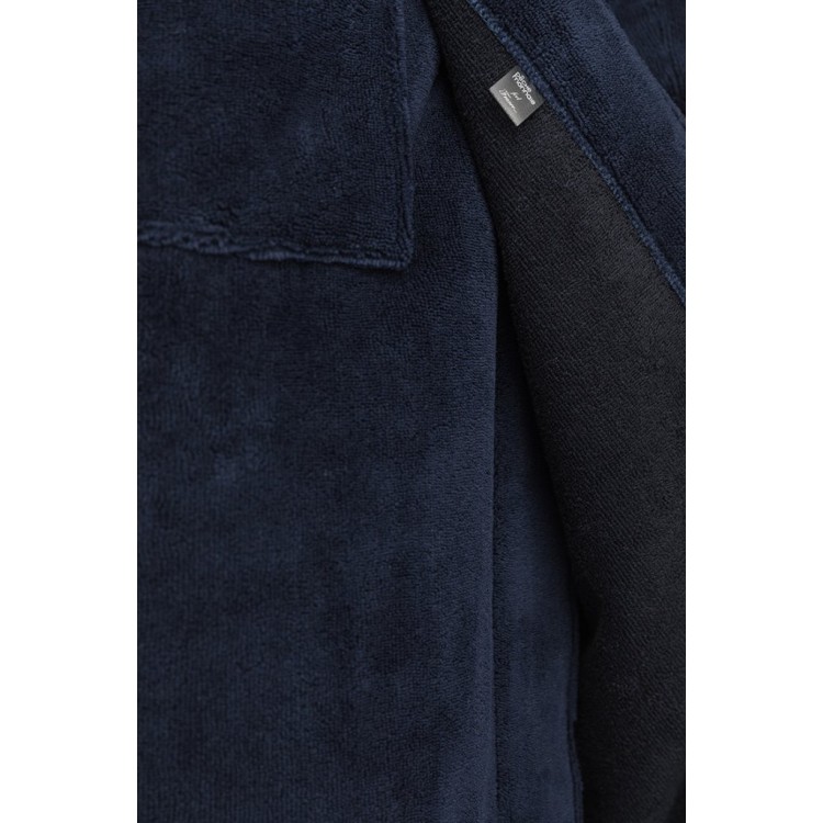 Мужской махровый халат из бамбука 908-blue NATUREL, Peche Monnaie 