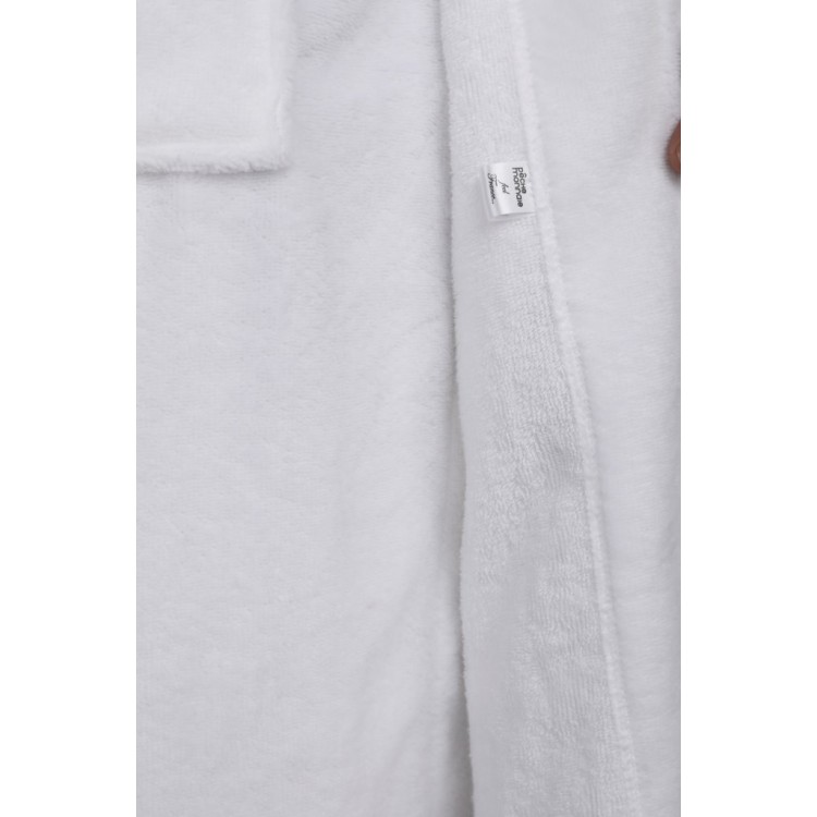 Мужской махровый халат из бамбука 908-white NATUREL, Peche Monnaie 