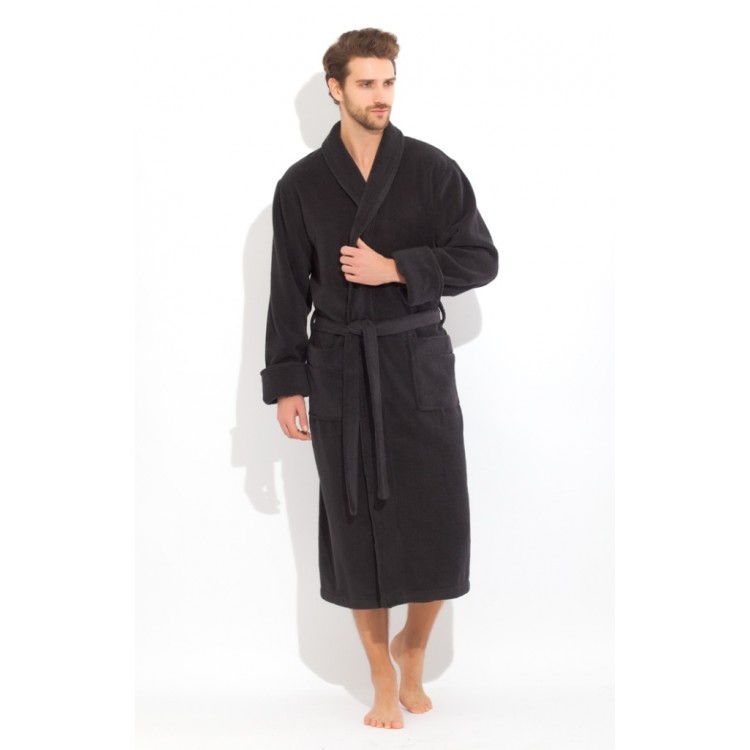 Толстый махровый халат 920 black  BRUTAL, Peche Monnaie 