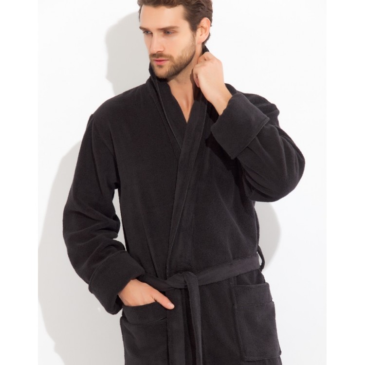 Толстый махровый халат 920 black  BRUTAL, Peche Monnaie 