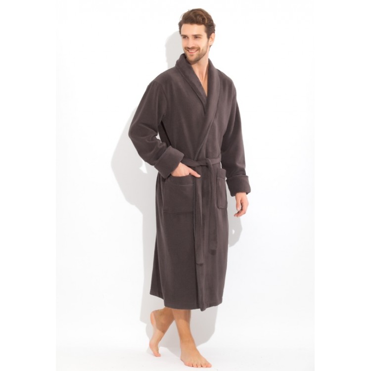 Толстый махровый халат 920 grey  BRUTAL, Peche Monnaie 