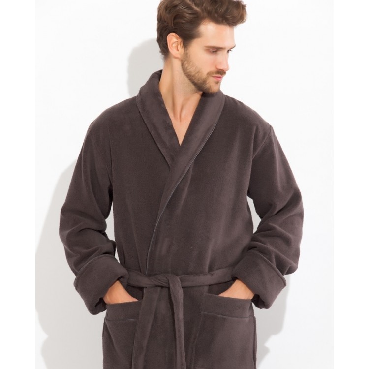 Толстый махровый халат 920 grey  BRUTAL, Peche Monnaie 