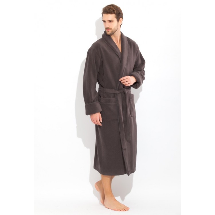 Толстый махровый халат 920 grey  BRUTAL, Peche Monnaie 