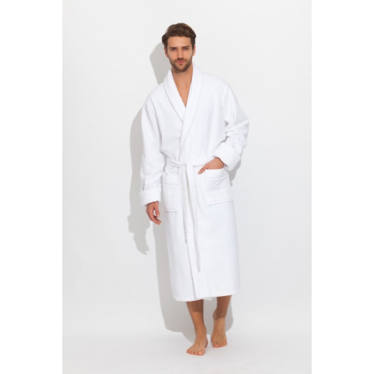 Толстый махровый халат 920 white  BRUTAL, Peche Monnaie 