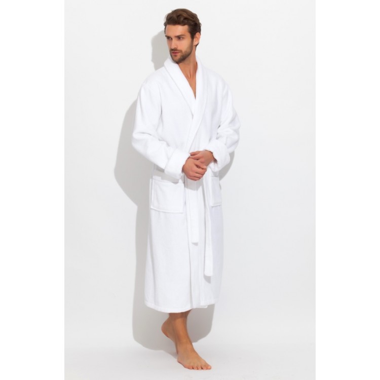 Толстый махровый халат 920 white  BRUTAL, Peche Monnaie 