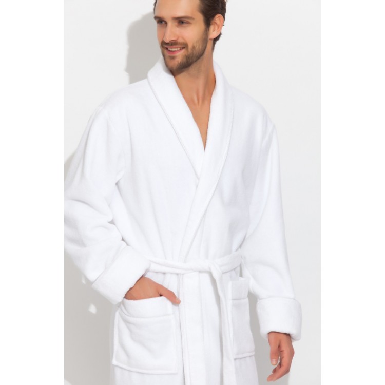 Толстый махровый халат 920 white  BRUTAL, Peche Monnaie 