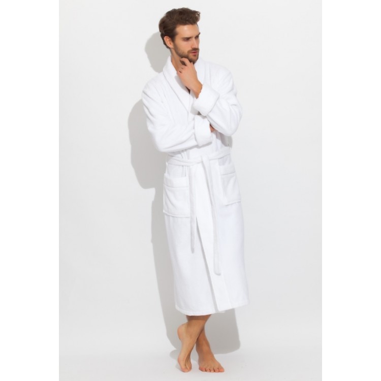 Толстый махровый халат 920 white  BRUTAL, Peche Monnaie 