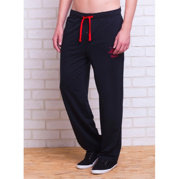 Черные мужские домашние брюки FRANCO 001-black, PECHE MONNAIE