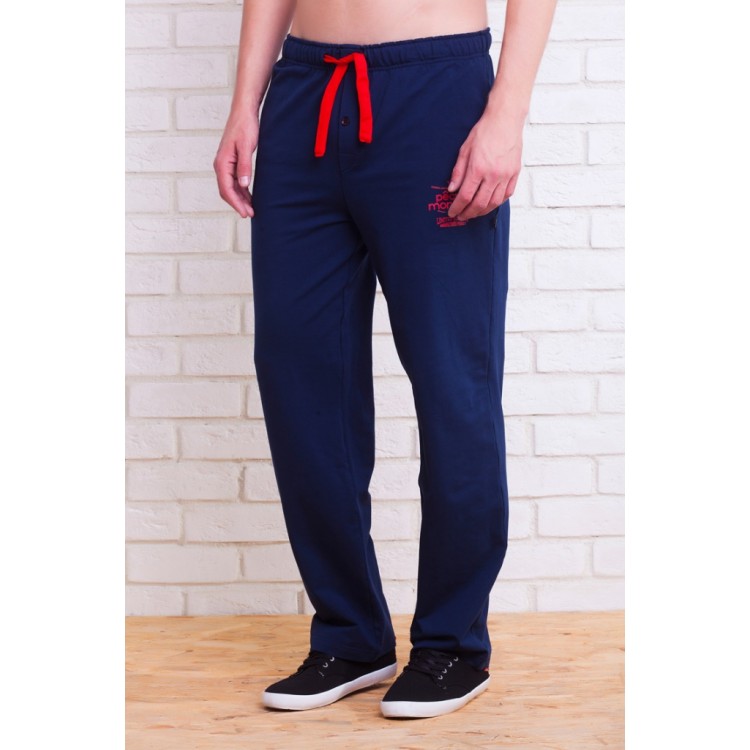 Синие мужские домашние брюки FRANCO 001-blue, PECHE MONNAIE