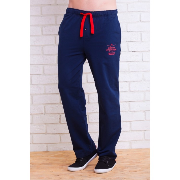Синие мужские домашние брюки FRANCO 001-blue, PECHE MONNAIE