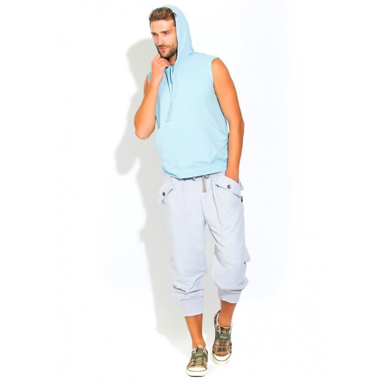 Мужской молодёжный костюм для спорта и отдыха FLEXY 34grey/sky, Peche Monnaie Мужской молодёжный костюм для спорта и отдыха FLEXY 34grey/sky, Peche Monnaie
